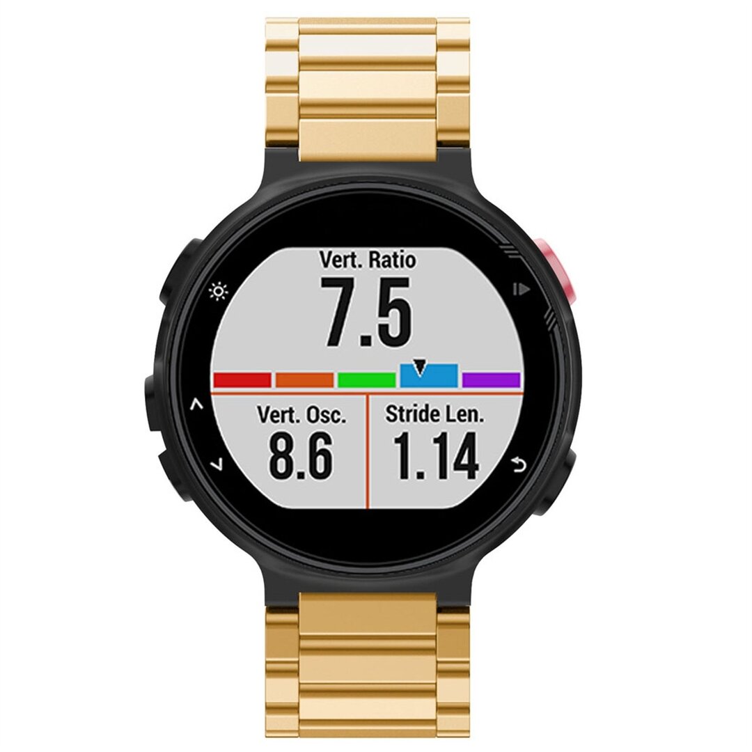 Stalen schakelband - Goud - Garmin Forerunner 220 / 230 / 235 / 620 / 630 / 735 (XT)
