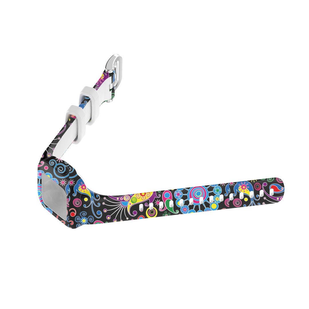 Siliconen bandje met print  - Multicolor - Garmin Vivofit Junior 3