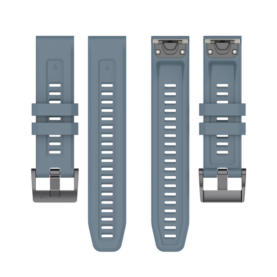 Siliconen sportbandje - Grijsblauw - Garmin Descent G2