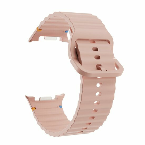 Classic Wave siliconen band - Roze - Samsung Galaxy Watch 8 Classic - 46mm