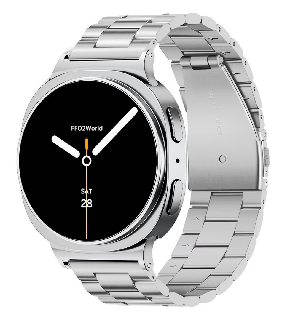 Stalen schakelband - Zilver - Samsung Galaxy Watch 8 - 40mm / 44mm