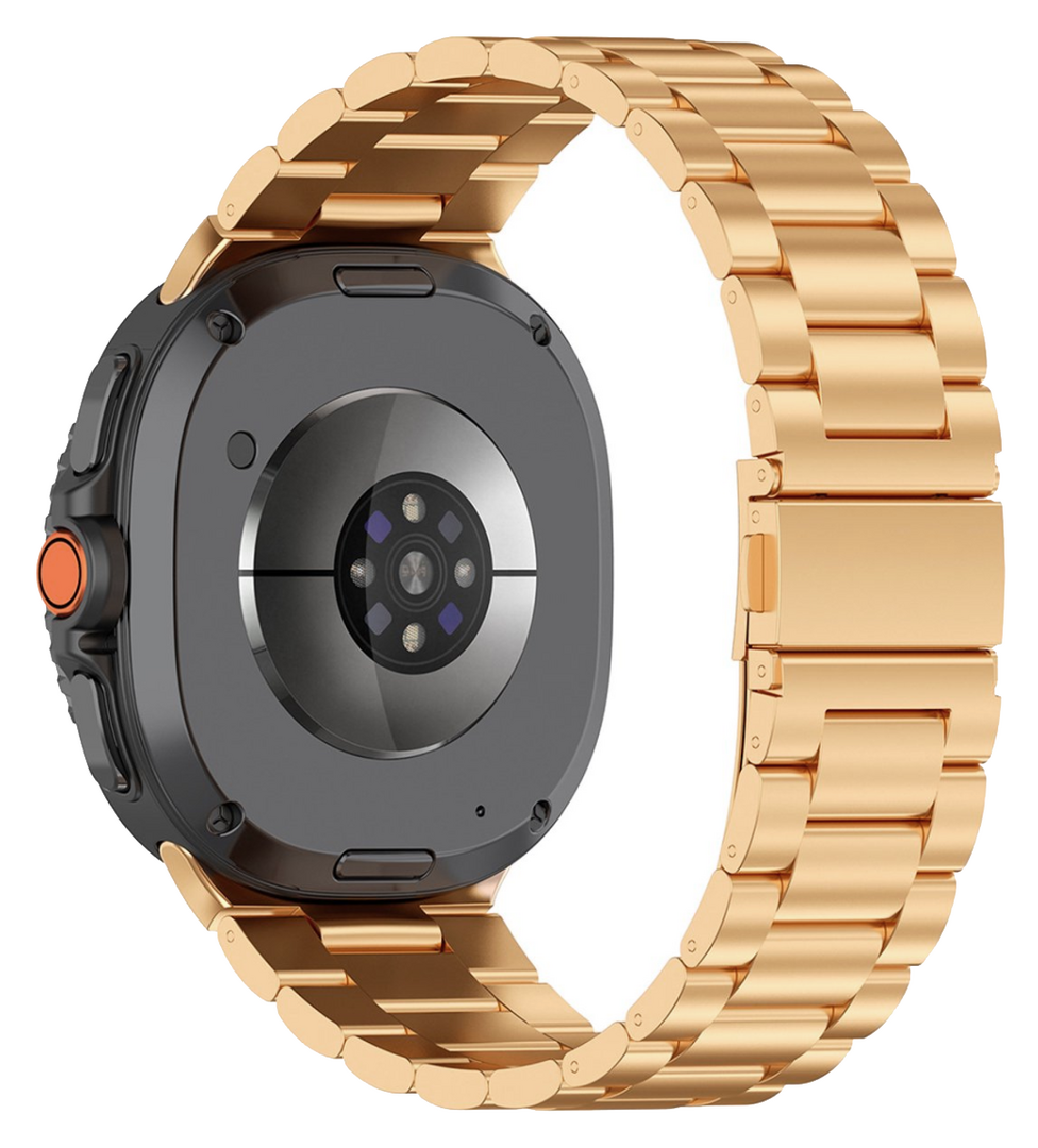 Stalen schakelband - Ros&eacute; goud - Samsung Galaxy Watch 8 - 40mm / 44mm