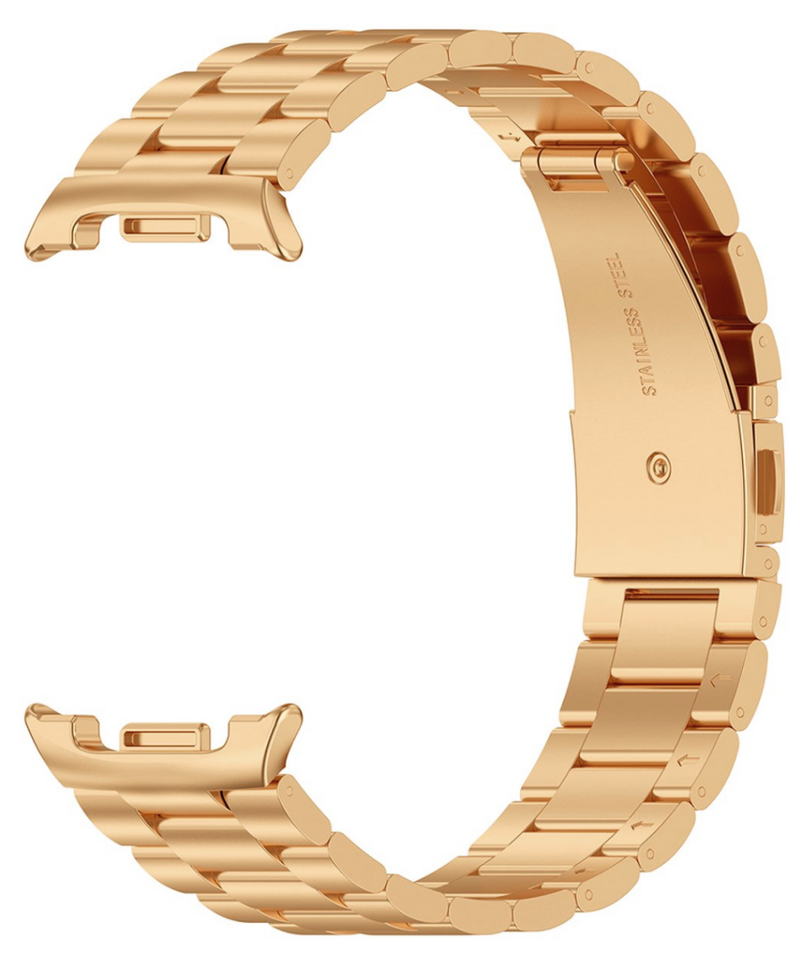 Stalen schakelband - Ros&eacute; goud - Samsung Galaxy Watch 8 - 40mm / 44mm