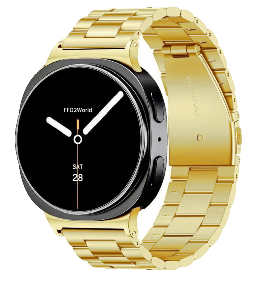 Stalen schakelband - Goud - Samsung Galaxy Watch 8 - 40mm / 44mm