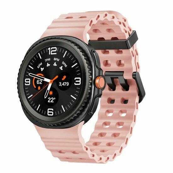 Marine siliconen band - Roze - Samsung Galaxy Watch 8 Classic - 46mm