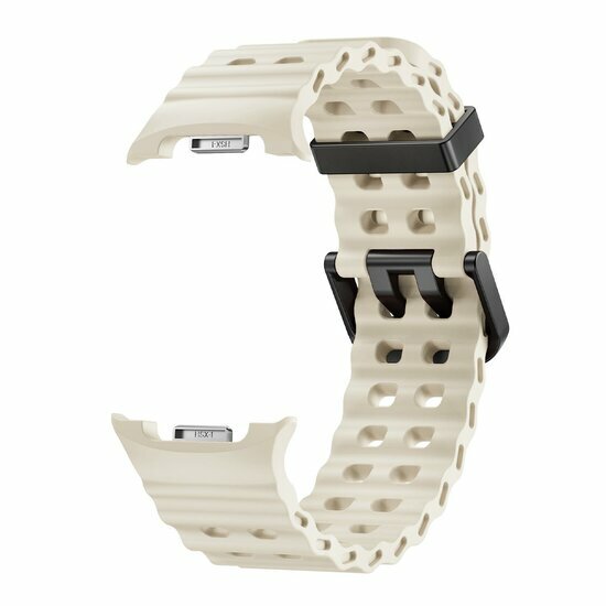 Marine siliconen band - Sterrenlicht - Samsung Galaxy Watch 8 Classic - 46mm