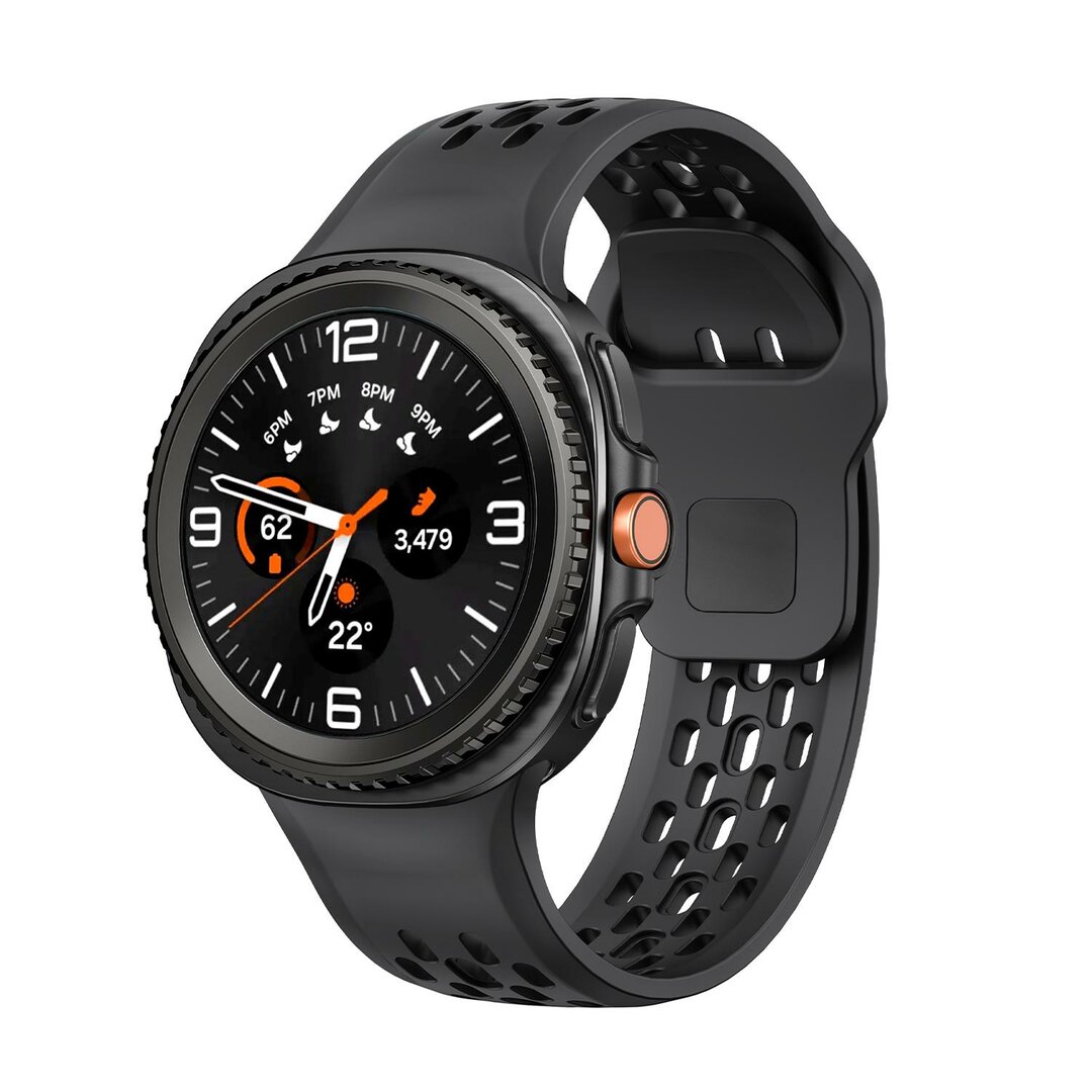 Ultimate sport edition band - Zwart - Samsung Galaxy Watch 8 - 40mm / 44mm