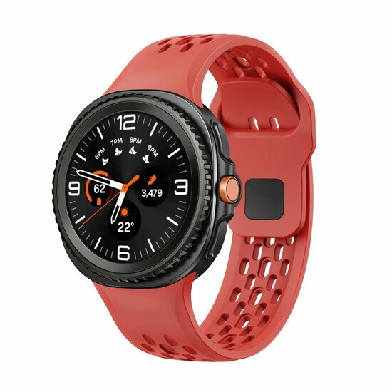 Ultimate sport edition band - Rood - Samsung Galaxy Watch 8 Classic - 46mm