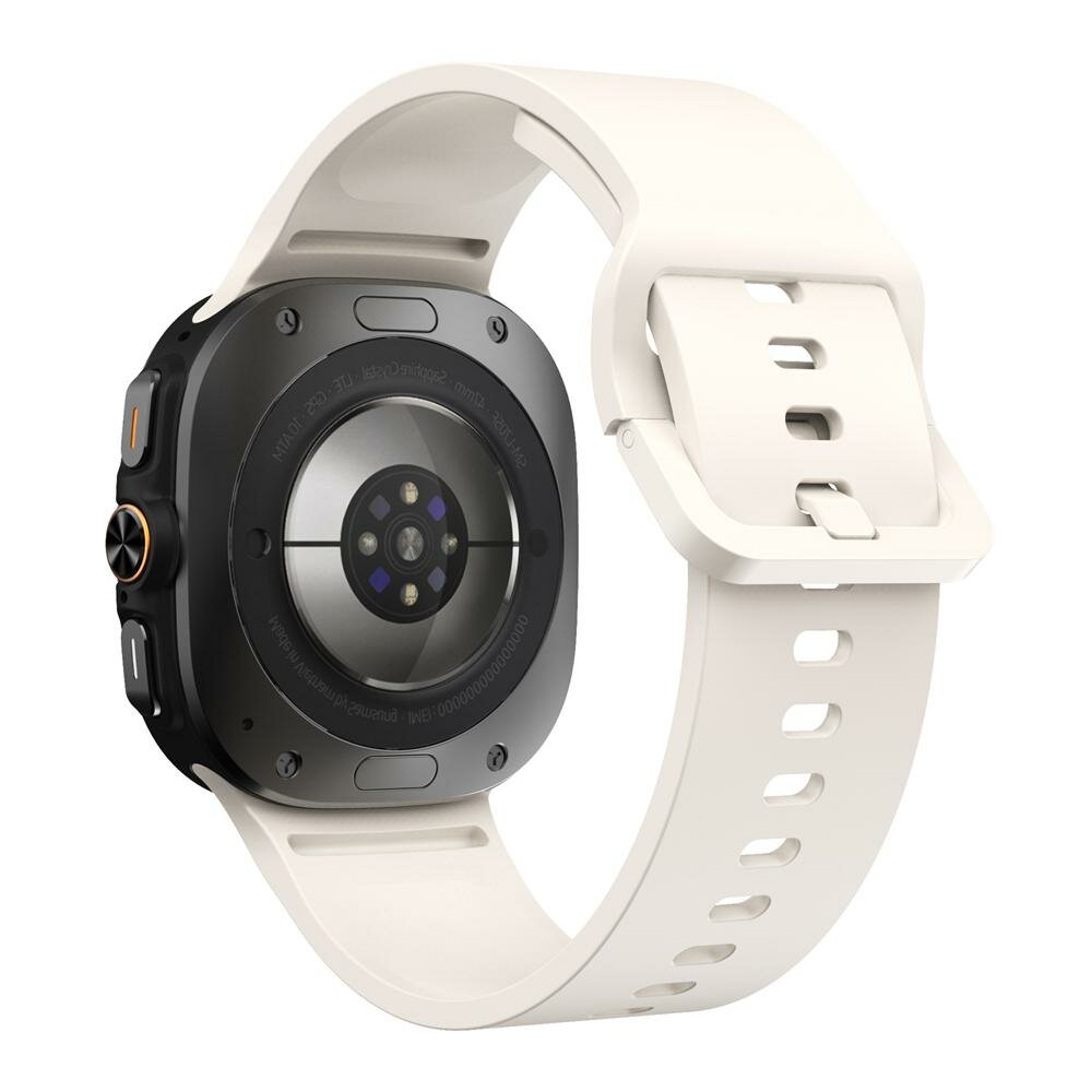 Solid color siliconen band - Sterrenlicht - Samsung Galaxy Watch Ultra - 47mm