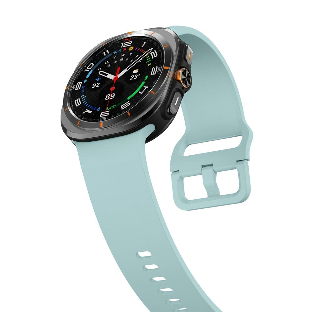 Solid color siliconen band - Pastel groen - Samsung Galaxy Watch Ultra - 47mm