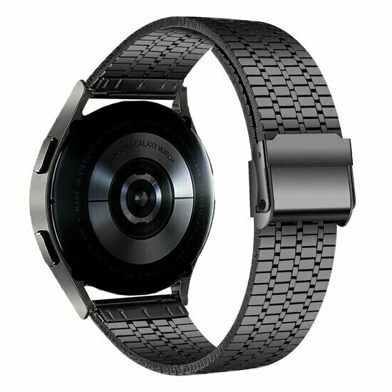 Garmin Forerunner 55 / 165 / 245 / 570 (42mm) / 645 - Stalen bandje - Zwart