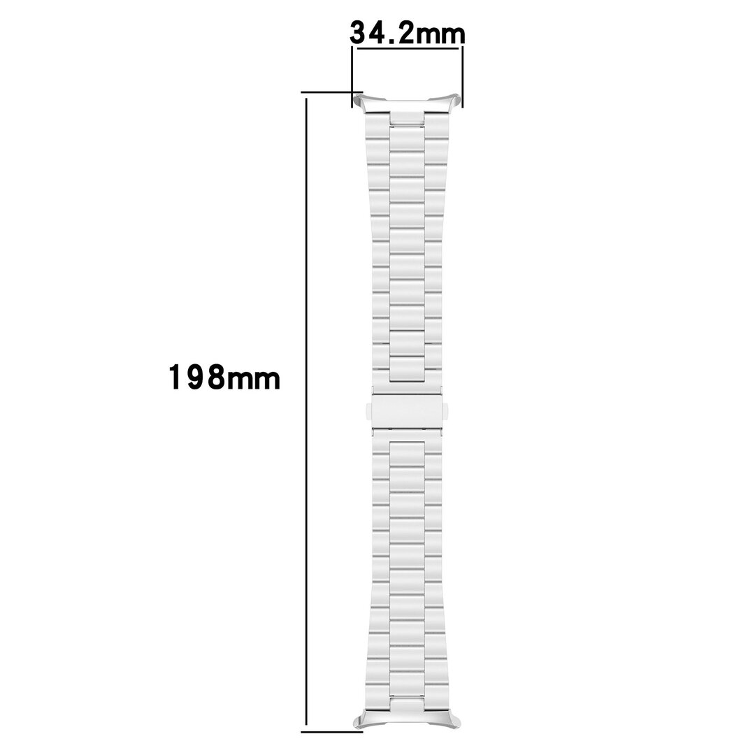 Stalen schakelband - Zwart - Samsung Galaxy Watch Ultra 47mm