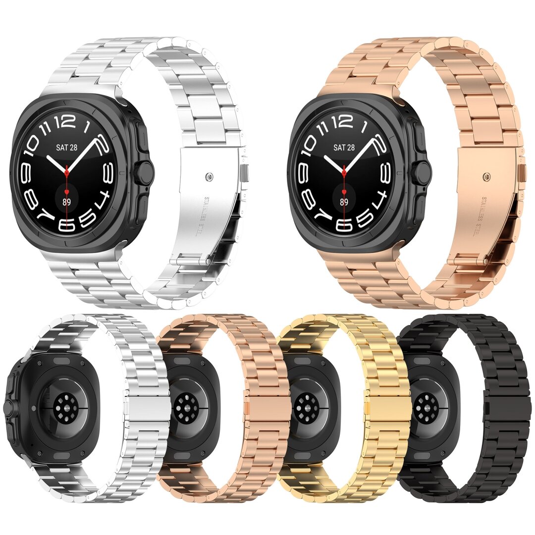 Stalen schakelband - Zilver - Samsung Galaxy Watch Ultra 47mm