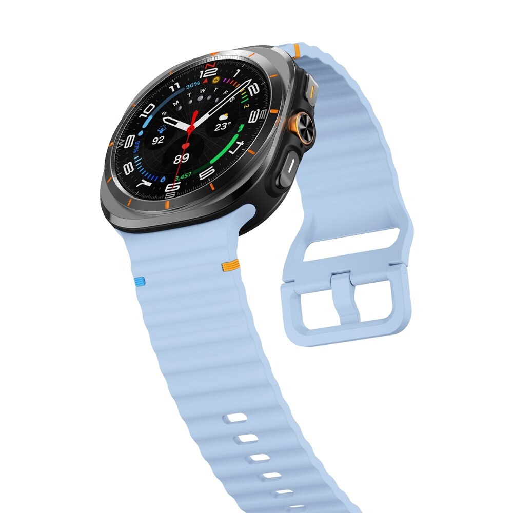 Wave Sport Band - Lichtblauw - Samsung Galaxy Watch Ultra 47mm