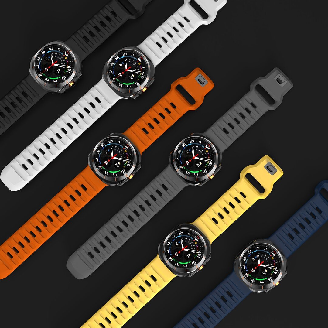 Wave siliconen bandje - Camouflage - Samsung Galaxy Watch Ultra 47mm