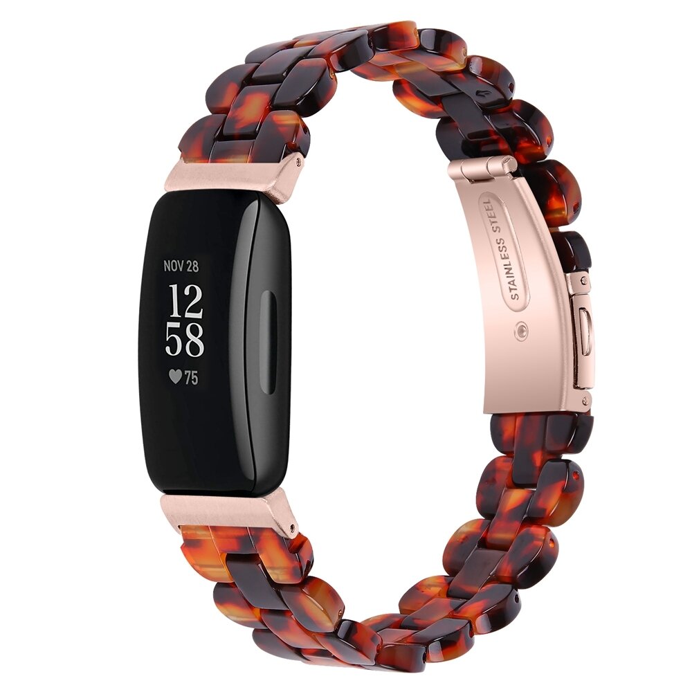 Fitbit Inspire 3 - Resin schakelbandje - Amber bruin