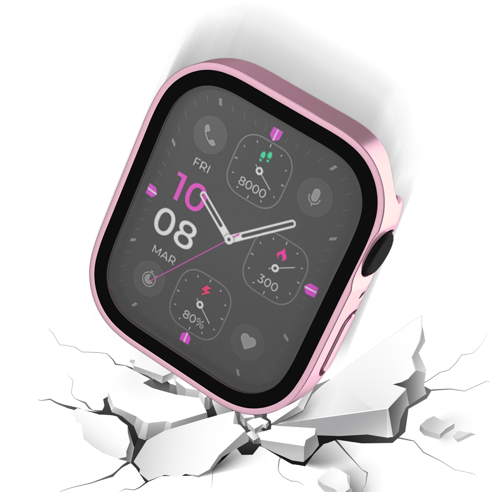 Hard case 45mm - Ros&eacute; goud - Geschikt voor Apple Watch 45mm