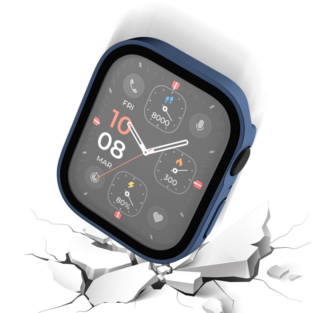 Hard case 45mm - Donkerblauw - Geschikt voor Apple Watch 45mm