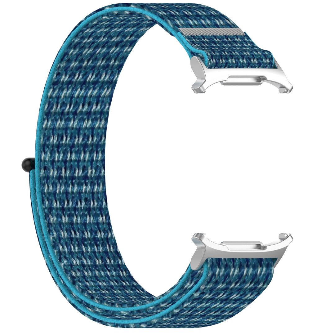 Nylon Sport loop bandje - Blauw - Samsung Galaxy Watch Ultra 47mm