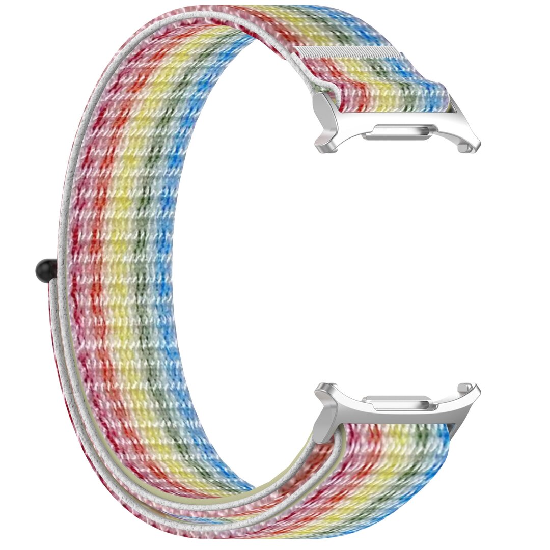Nylon Sport loop bandje - Multicolor regenboog - Samsung Galaxy Watch Ultra 47mm