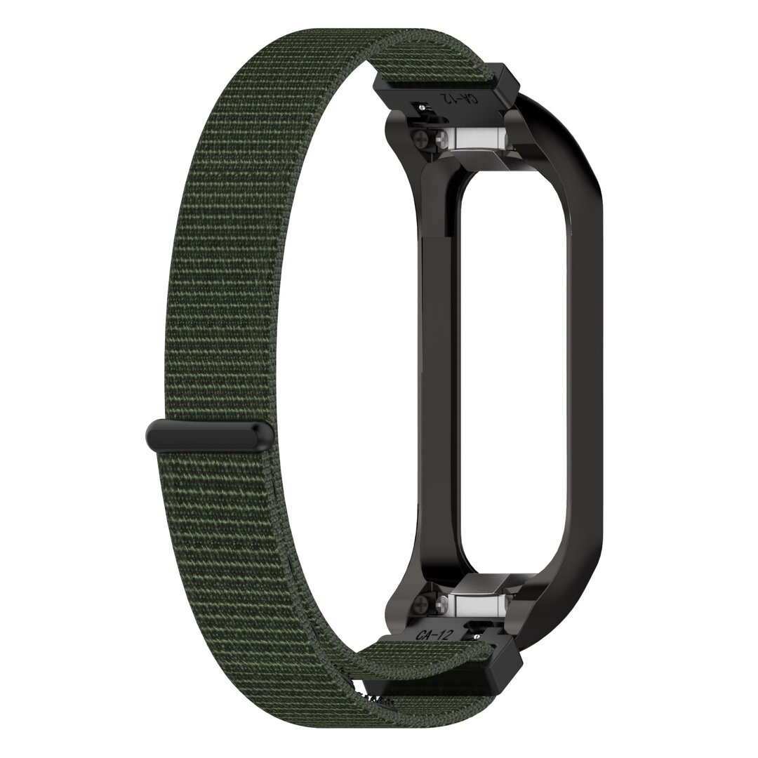 Nylon sport loop band - Donkergroen - Samsung Galaxy Fit 2