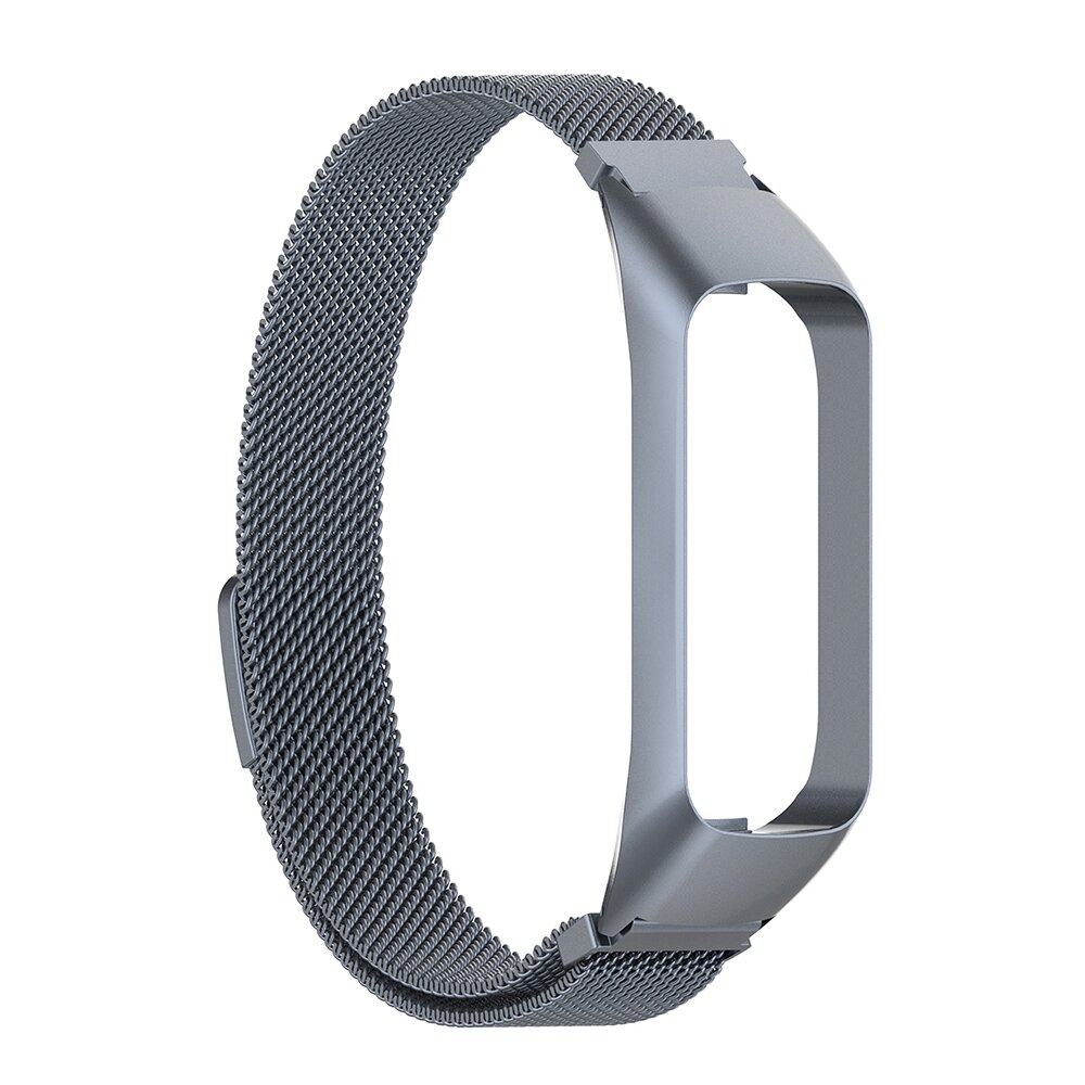 Milanese band - Grijs - Samsung Galaxy Fit 2