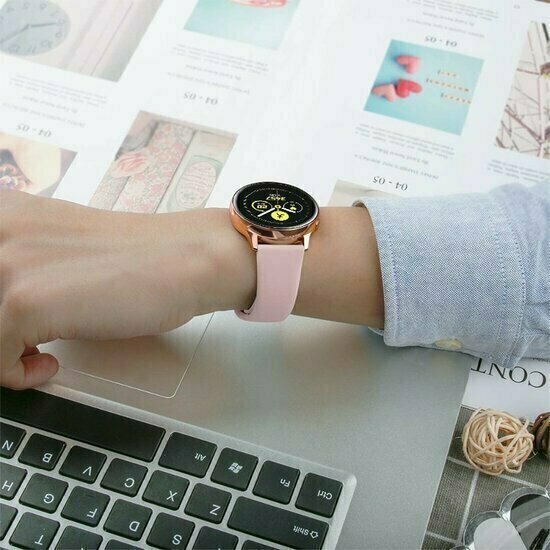 Rubberen sportband - Roze - Huawei Watch 4 (pro) / 3 (pro) / Ultimate / Ultimate 2