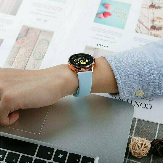 Rubberen sportband - Lichtblauw - Huawei Watch 4 (pro) / 3 (pro) / Ultimate / Ultimate 2
