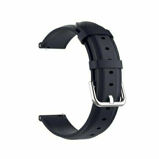 Classic leren bandje - Donkerblauw - Huawei Watch 4 (pro) / 3 (pro) / Ultimate