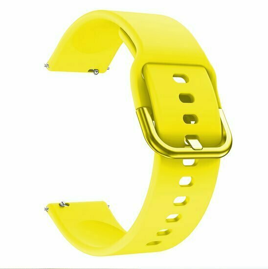 Siliconen sportband - Geel - Huawei Watch 4 (pro) / 3 (pro) / Ultimate / Ultimate 2