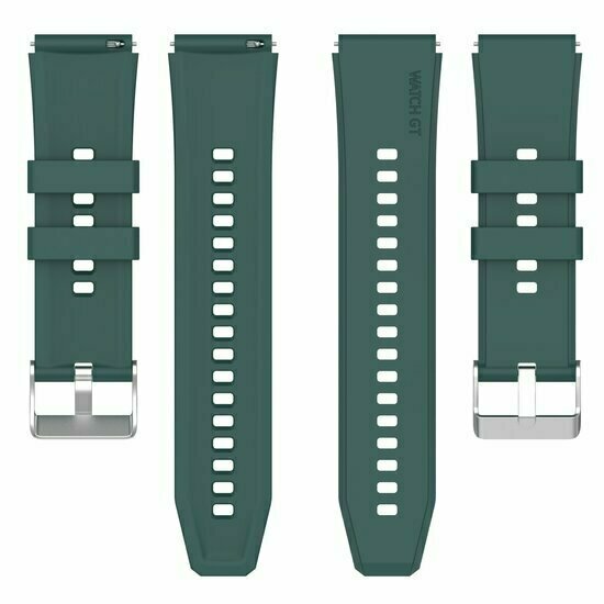 Siliconen sportband - Donkergroen - Huawei Watch 4 (pro) / 3 (pro) / Ultimate / Ultimate 2