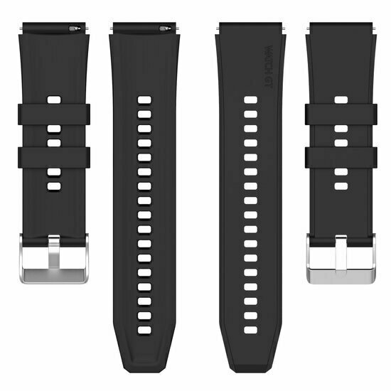 Siliconen sportband - Zwart - Huawei Watch 4 (pro) / 3 (pro) / Ultimate / Ultimate 2