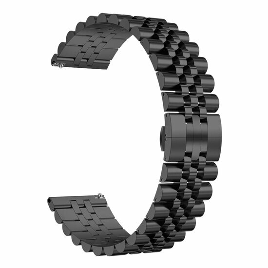Stalen band - Zwart - Huawei Watch 4 (pro) / 3 (pro) / Ultimate