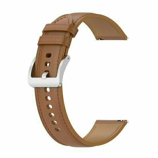 Luxe leren bandje - Lichtbruin - Huawei Watch 4 (pro) / 3 (pro) / Ultimate