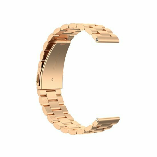 Stalen schakelband - Champagne goud - Huawei Watch GT 5 (Pro) / GT 4 / GT 3 / GT 2 - 46mm