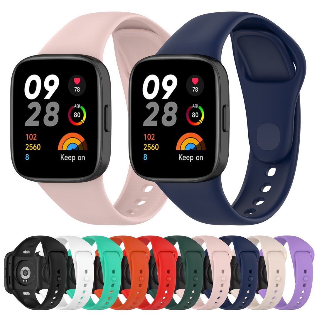 Siliconen bandje - Mint groen - Xiaomi Redmi Watch 3
