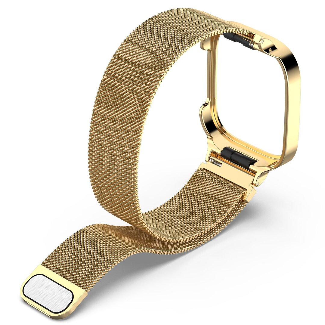Milanese bandje met case - Goud - Xiaomi Redmi Watch 3