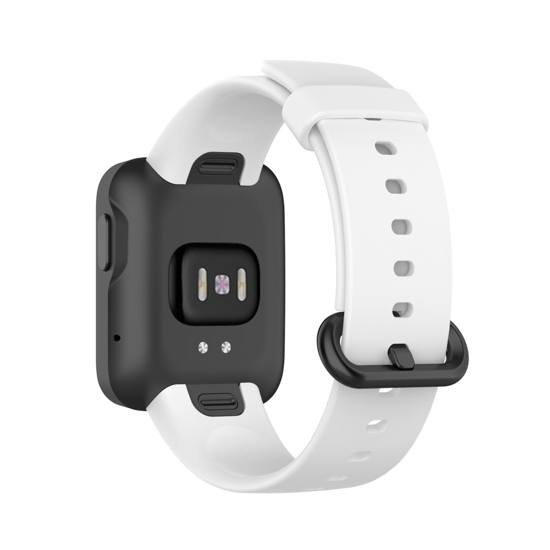 Classic siliconen sportbandje - Wit - Xiaomi Mi Watch Lite / Redmi Watch
