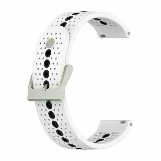 Dot Pattern siliconen bandje - Wit - Huawei Watch 4 (pro) / 3 (pro) / Ultimate / Ultimate 2
