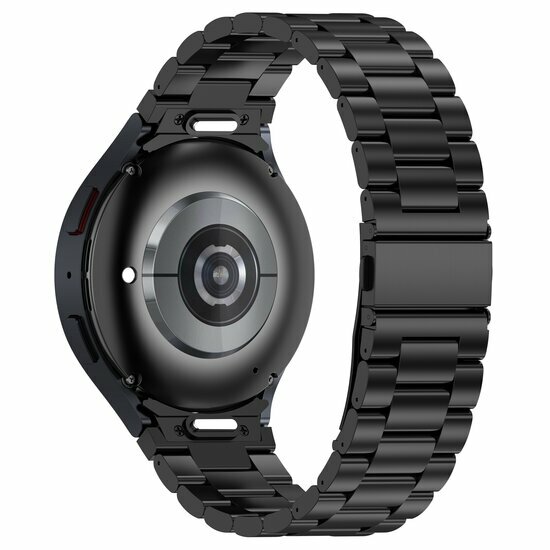 Stalen band met aansluitknop  - Zwart - Samsung Galaxy Watch 4 Classic - 42mm &amp; 46mm