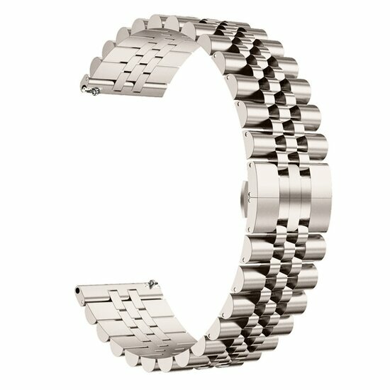 Stalen band - Starlight / sterrenlicht - Huawei Watch GT 5 (Pro) / GT 4 / GT 3 / GT 2 - 46mm