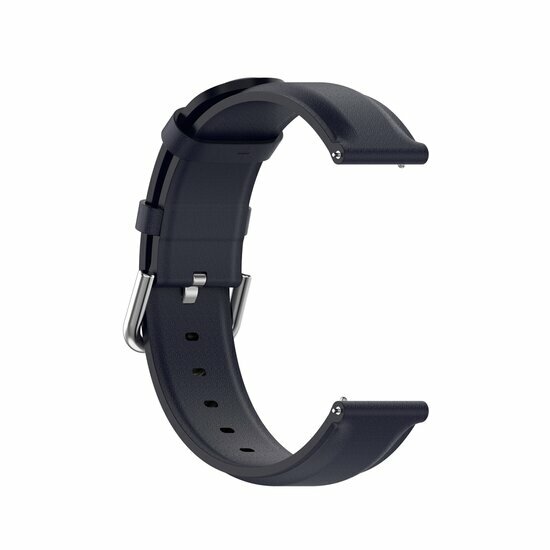 Classic leren bandje - Donkerblauw - Samsung Galaxy Watch 5 (Pro) - 40mm / 44mm / 45mm