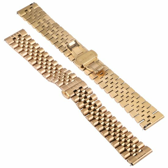 Stalen band - Goud - Garmin Venu / Sq / Sq2 / 2 plus