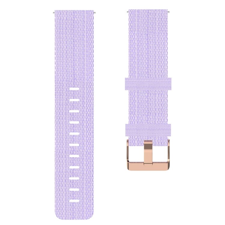 Garmin Venu 3s / Vivoactive 4s / Venu 2s / Vivomove 3s / Forerunner 255s - Canvas nylon bandje - Lila