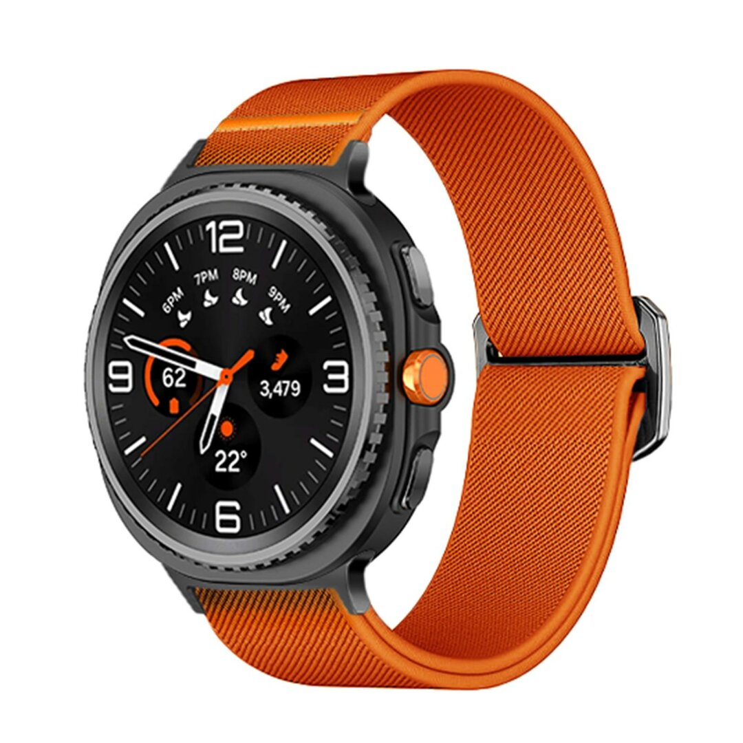 Nylon Loop bandje - Oranje - Samsung Galaxy Watch 8 - 40mm / 44mm