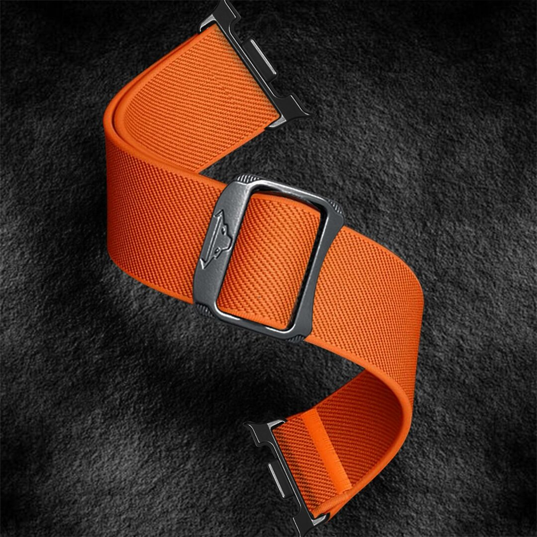 Nylon Loop bandje - Oranje - Samsung Galaxy Watch 8 - 40mm / 44mm