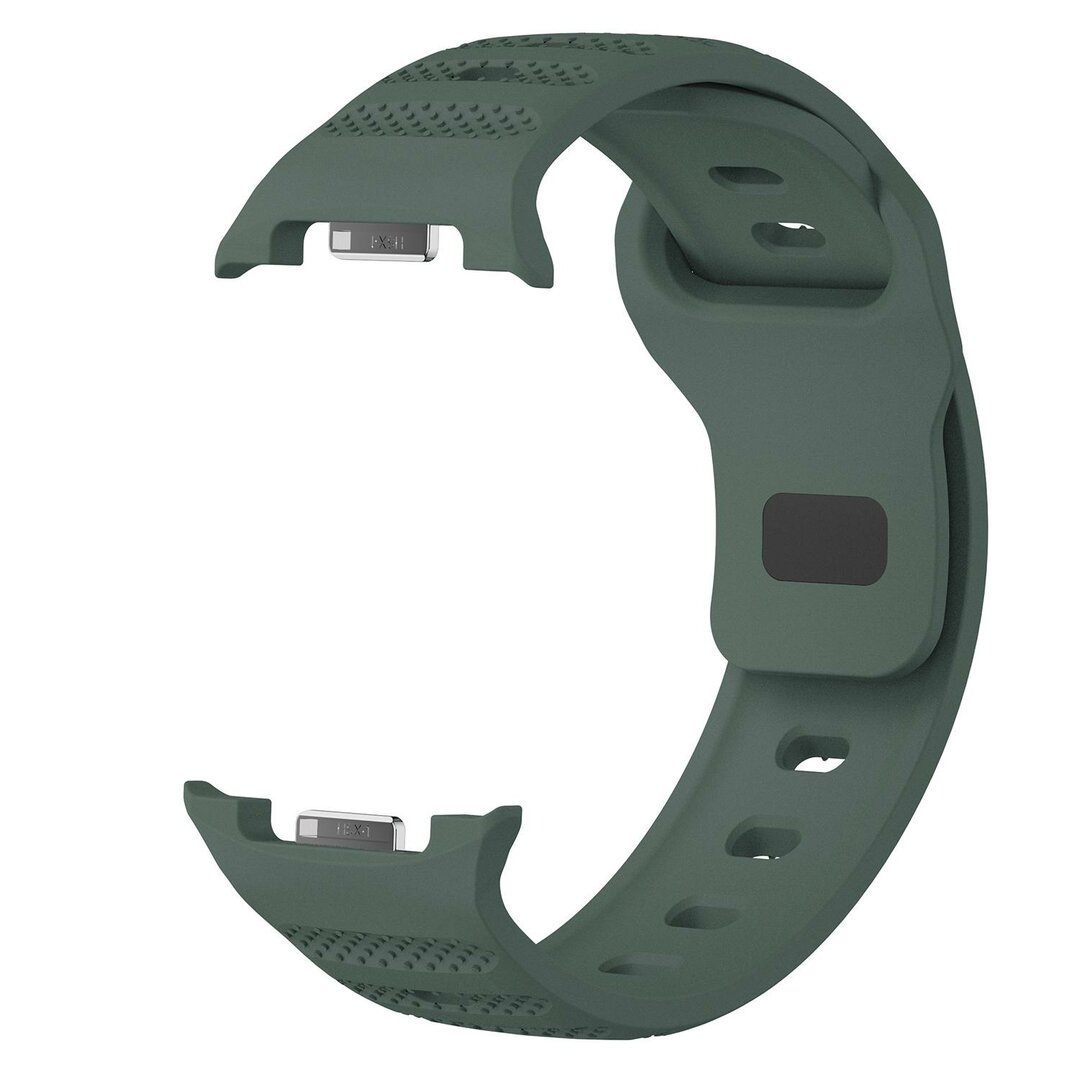 Wave met motief siliconen band - Donkergroen - Samsung Galaxy Watch 8 - 40mm / 44mm