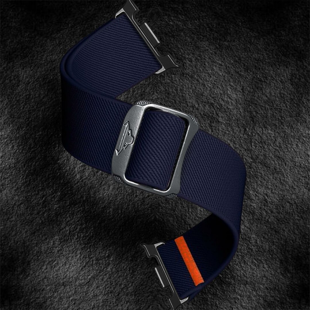 Nylon Loop bandje - Donkerblauw - Samsung Galaxy Watch 8 - 40mm / 44mm