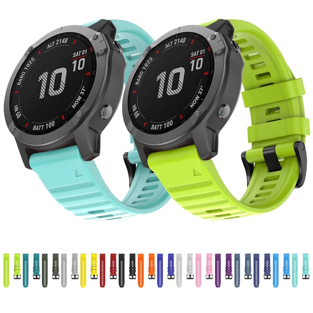 Siliconen bandje - Roze - Garmin Fenix 7 / 6 / 5
