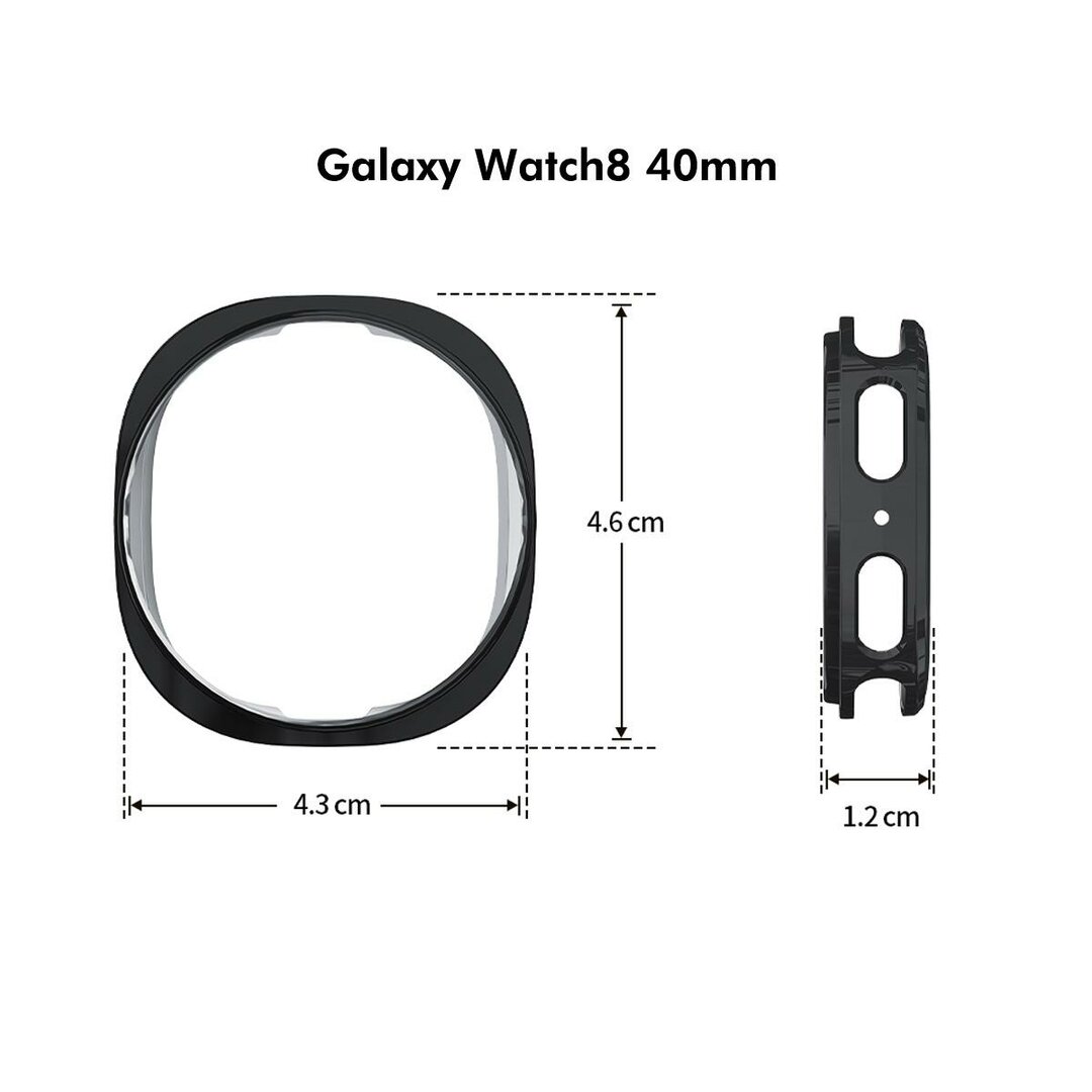TPU case - Transparant - Samsung Galaxy Watch 8 - 40mm
